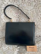 DELVAUX zwarte leren tas zeer zeldzaam model, Handtassen en Accessoires, Ophalen of Verzenden, Zwart