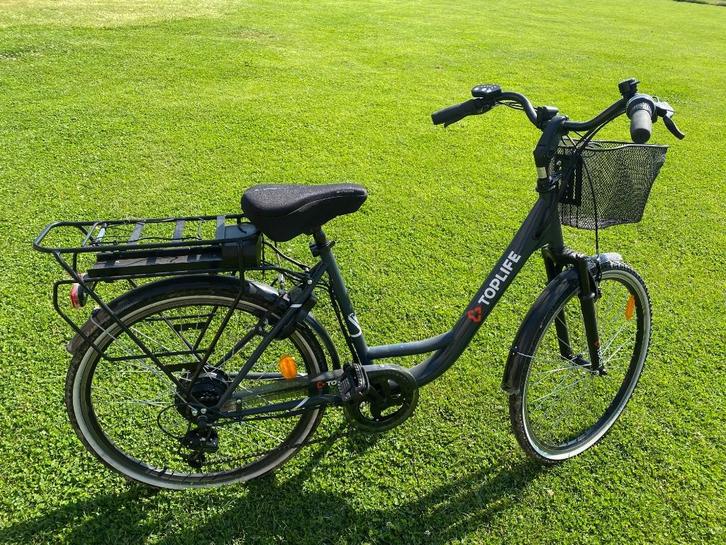 Lot de 2 vélos électriques TopLife E-4600, Fietsen en Brommers, Elektrische fietsen, Gebruikt, Overige merken, 50 km per accu of meer