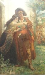 Joseph Emmanuel VAN DEN BUSSCHE (1837-1908): Koppeltje, Ophalen