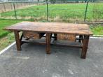 Zeer oude industriële werkbank. Antieke rustieke tafel!!!!, Antiek en Kunst, Ophalen