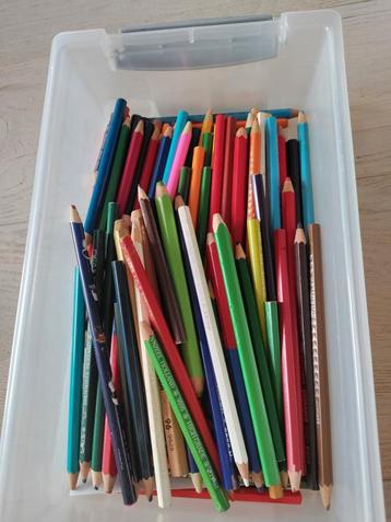 Kleurpotloden, Divers, Ecriture, Enlèvement ou Envoi, Utilisé