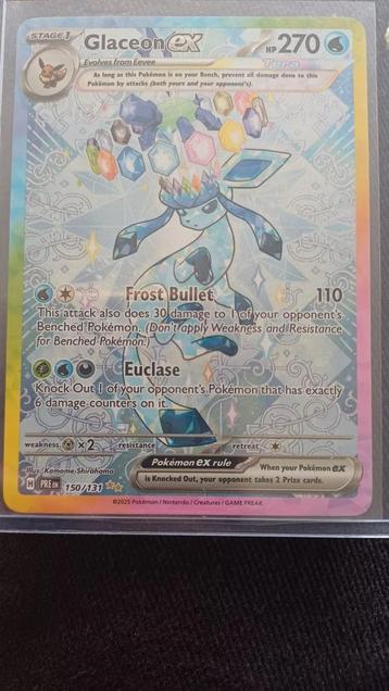 Glaceon EX 150/131 te koop ! beschikbaar voor biedingen