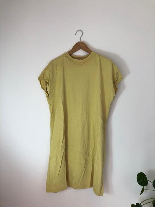 Robe tee-shirt en coton jaune anis (taille S/M) état neuf, Vêtements | Femmes, Robes, Comme neuf, Taille 36 (S), Jaune, Au-dessus du genou