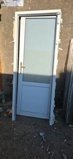 Porte extérieure pvc blanc, Doe-het-zelf en Bouw, Ophalen, Gebruikt