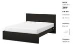 Lit king size avec matelas de grande qualité, Huis en Inrichting, Slaapkamer | Boxsprings, Ophalen, Zo goed als nieuw