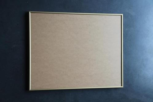 Glazen frame met gouden metalen randen: 50 x 40 cm, Huis en Inrichting, Woonaccessoires | Lijsten, Ophalen