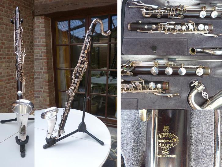 BUFFET-CRAMPON PRESTIGE BASKLARINET bij Eb, Muziek en Instrumenten, Blaasinstrumenten | Klarinetten, Zo goed als nieuw, Overige typen
