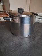 kookpot 8 liter, Huis en Inrichting, Keuken | Potten en Pannen, Inox, Gebruikt, Keramische plaat, Ophalen