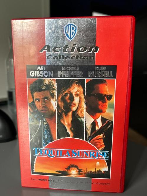 Tequila Sunrise - VHS - Mel Gibson, Michelle Pfeifer & Kurt, Cd's en Dvd's, VHS | Film, Zo goed als nieuw, Actie en Avontuur, Ophalen of Verzenden