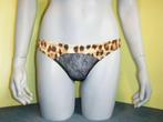 Roberto Cavalli leopard string L of XL, Kleding | Dames, Verzenden, String