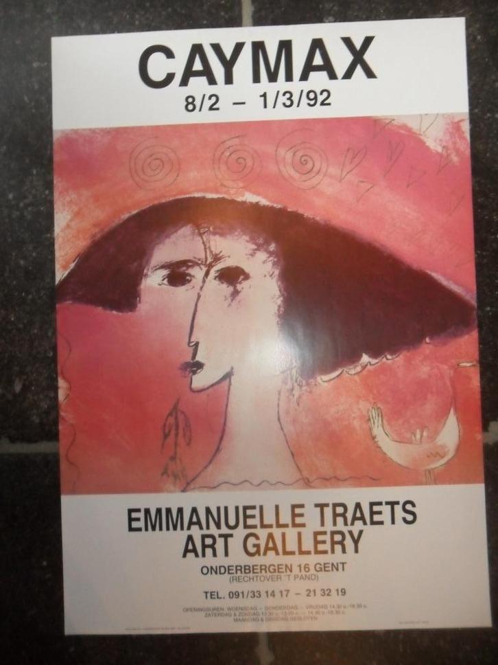 Poster van Katrien Caymax uit 1951, Verzamelen, Posters, Ophalen of Verzenden