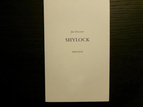 Shylock  -Jan Decorte-, Boeken, Kunst en Cultuur | Dans en Theater, Ophalen of Verzenden