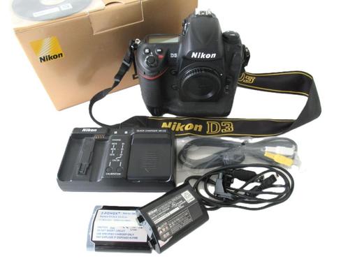 Nikon Body D3 | 2 batterijen EN-EL4a | Quick Charger MH-22, Audio, Tv en Foto, Fotocamera's Digitaal, Gebruikt, Spiegelreflex