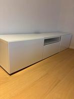 Ikea besta tv meubel wit, Enlèvement, Comme neuf, Verre