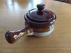 Nieuw - Kleine bruine fonduepan met deksel, Ophalen of Verzenden