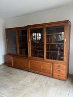Schitterende ruime bibliotheek / vitrinekast, Huis en Inrichting, Ophalen, Gebruikt, Glas, 200 cm of meer