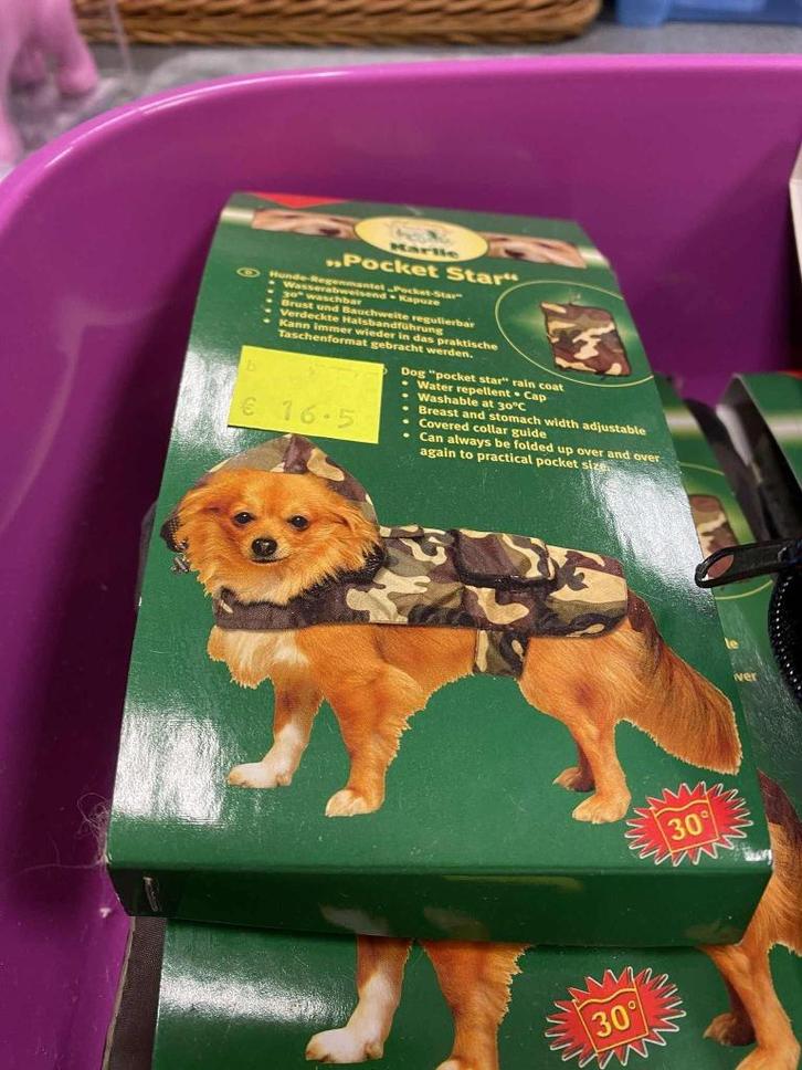 Jasje pocket camo aan outletprijs, Animaux & Accessoires, Vêtements pour chiens, Neuf, Imperméable pour chien, Enlèvement ou Envoi