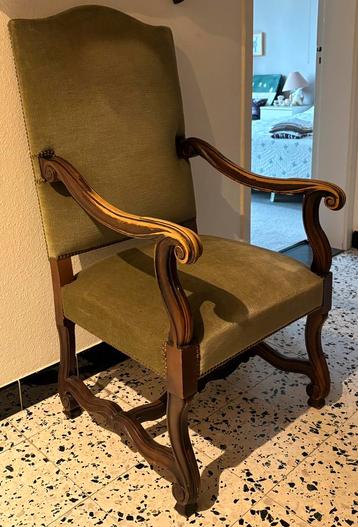 Fauteuil/chaise Bergère Louis XIV. Vers 1900