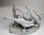 Vintage Lladro porseleinen ganzen / slak op riet, Verzamelen, Beelden en Beeldjes, Ophalen of Verzenden, Zo goed als nieuw