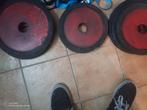 Schijven te koop 55kg, Ophalen, Zo goed als nieuw