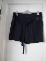 Marineblauwe shorts voor dames. 46/48 (C&A) elastische achte, Gedragen, C&A, Blauw, Kort