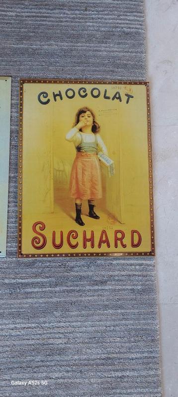 Suchard reclame paneel chocolade, Ophalen