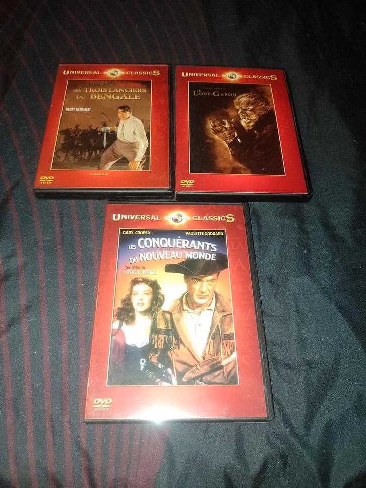 Te koop set van 3 dvd's uit de Universal Classics-collectie, Cd's en Dvd's, Dvd's | Actie, Zo goed als nieuw, Actie, Vanaf 9 jaar