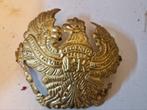 Ww1 duitse helm plaat voor op Duitse pinhelm, Verzamelen, Ophalen of Verzenden