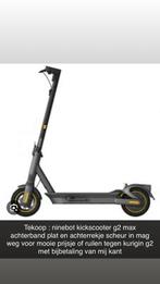 Ninebot kickscooter g2 max - defect, Fietsen en Brommers, Steps, Ophalen, Zo goed als nieuw