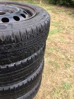 Winterbanden set van 4 banden + 4 velgen - 155/65R14, Auto-onderdelen, Ophalen, 14 inch, Gebruikt, 155 mm
