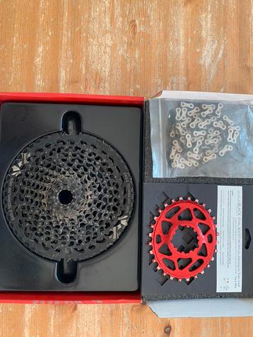 Sram GX 12 speed cassette en ketting  disponible aux enchères