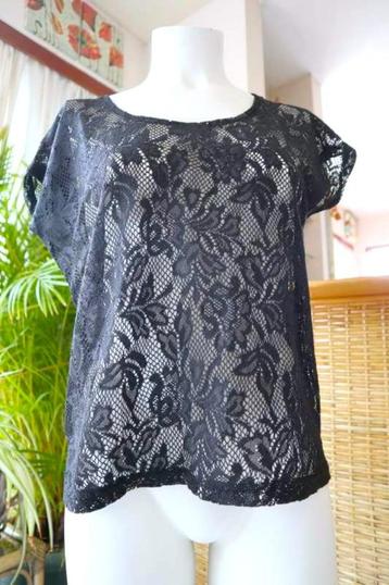 vintage dressing transparant zwart leuk T-shirt beschikbaar voor biedingen