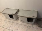 GRATIS 2 grote kattenbakken en 1 kleine, Animaux & Accessoires, Enlèvement, Comme neuf, Ouvert