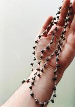 Heel lange zoetwater parel ketting, Ophalen of Verzenden, Zo goed als nieuw, Zwart