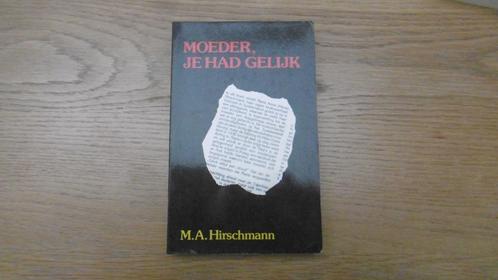 Hirischmann M.A. : Moeder , je had gelijk, Livres, Guerre & Militaire, Utilisé, Enlèvement ou Envoi