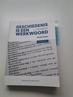 Geschiedenis is een werkwoord, Boeken, Ophalen of Verzenden, Zo goed als nieuw