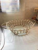 Corbeille à fruits ou autre en fer, Enlèvement ou Envoi, Autres matériaux, Ovale, Panier