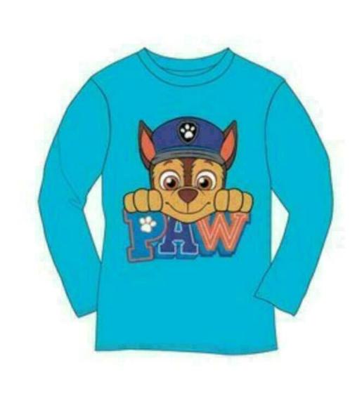 Paw Patrol Longsleeve Shirt Chase Aqua - Maat 98-104-110-116, Enfants & Bébés, Vêtements enfant | Taille 98, Neuf, Garçon ou Fille