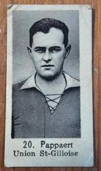1933 (pre-panini) nr 20 Jules Pappaert Union Saint Gilloise!, Ophalen of Verzenden, Zo goed als nieuw, Sticker