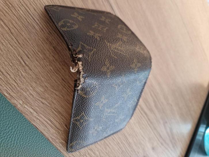 portefeuille Louis Vuitton, Handtassen en Accessoires, Portemonnees, Gebruikt, Overige merken, Bruin, Leder, Ophalen