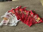 10 kanten strings, Verzenden, Rood, String