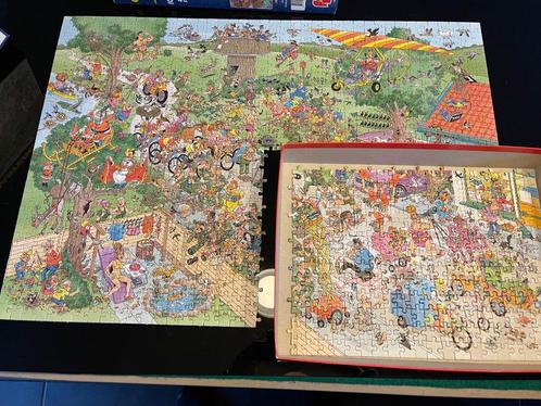 Puzzel Jan Van haasteren - Vogelkijkdag, Hobby en Vrije tijd, Denksport en Puzzels, Zo goed als nieuw, Legpuzzel, 500 t/m 1500 stukjes