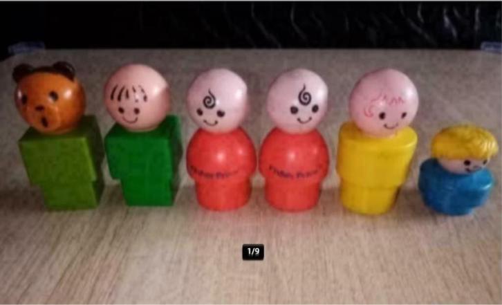 Fisher Price, vintage, grote popjes + speelgoed 1-4€/stuk, Kinderen en Baby's, Speelgoed | Fisher-Price, Gebruikt, Rammelaar, Ophalen of Verzenden