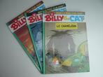 BILLY THE CAT tomes 9 à 11 (EO état neuf) de DESBERG, COLMAN/DESBERG, Ophalen of Verzenden, Zo goed als nieuw, Meerdere stripboeken