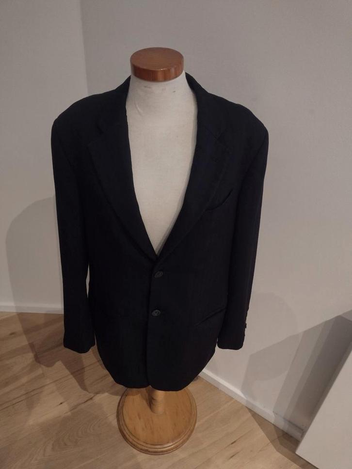 Zwarte blazer Armani Collezioni, Kleding | Heren, Kostuums en vesten, Zo goed als nieuw, Maat 56/58 (XL), Zwart, Ophalen of Verzenden