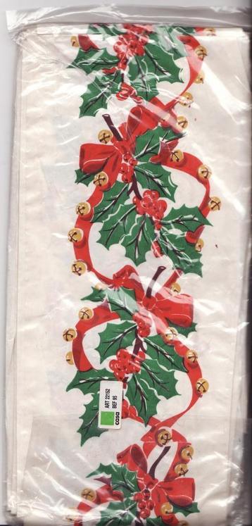 retro kerstdecoratie / papieren lopertje beschikbaar voor biedingen