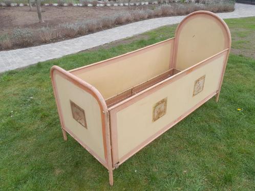 Antiek Frans ijzeren kinderbedje jaren 1930, Kinderen en Baby's, Kinderkamer | Bedden, Ophalen