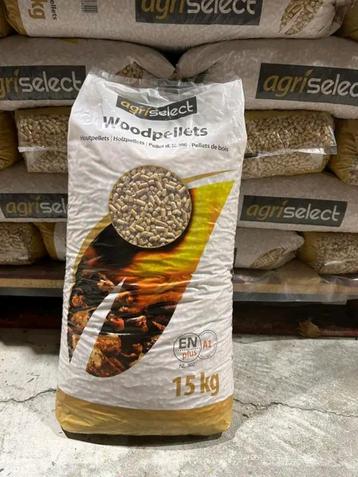 Beste kwaliteit Agriselect houtpellets, Tuin en Terras, 6 m³ of meer, Verzenden, Eikenhout, Stammen