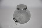 Drankdispenser / glazen limonade tap 1Liter, Huis en Inrichting, Ophalen of Verzenden, Gebruikt, Glas, Glas of Glazen