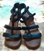 ✨️SALE‼️ VINTAGE Sandalen Maat 42✨️, Kleding | Dames, Zwart, Vintage, Gedragen, Sandalen of Muiltjes